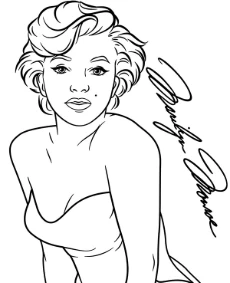 Marilyn Monroe printable picture