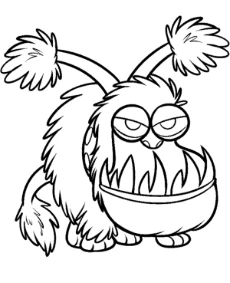 Dog from Minions coloring page for children