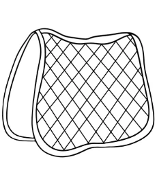 Horse saddle coloring sheets