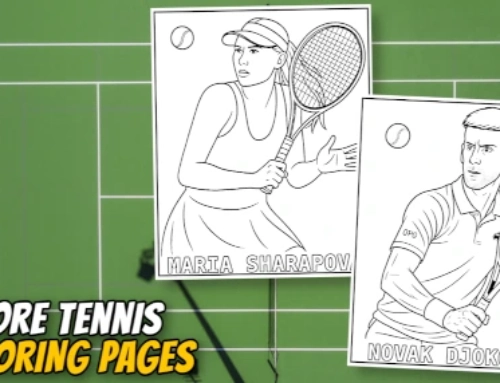 New Tennis Coloring Pages – Color Your Favorite Legends!