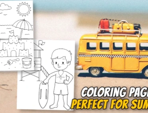 Hello Summer – Coloring Pages with a Holiday Atmosphere
