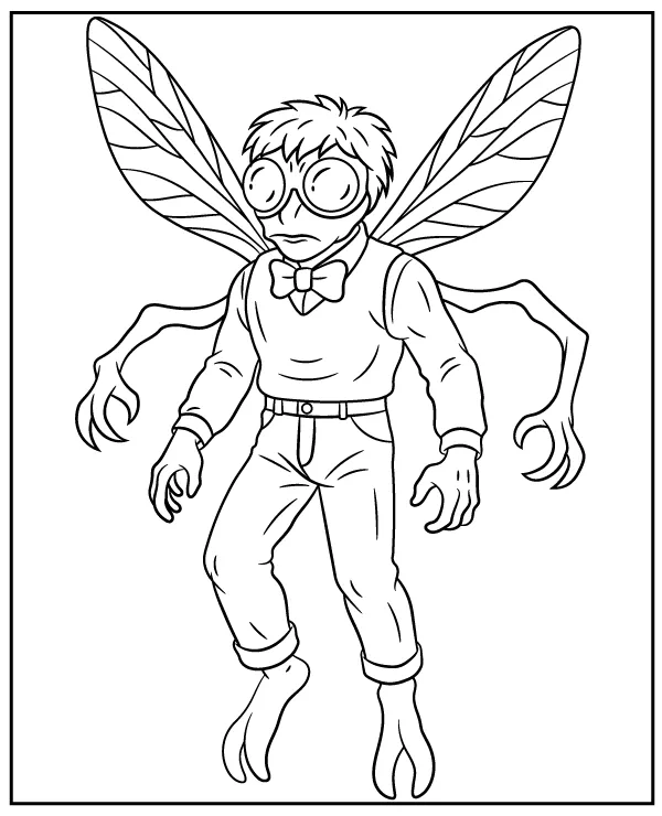 Baxter Stockman coloring page Teenage Mutant Ninja Turtles