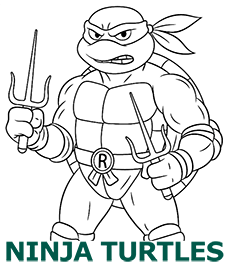 Category of Ninja Turtles coloring pages