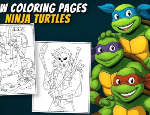New Teenage Mutant Ninja Turtles Coloring Pages + Puzzles