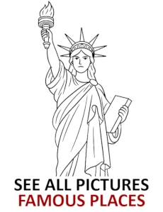 Famous places in the world coloring pages agregated