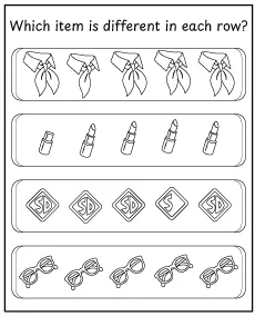 Scooby Doo observation exercise for children printable