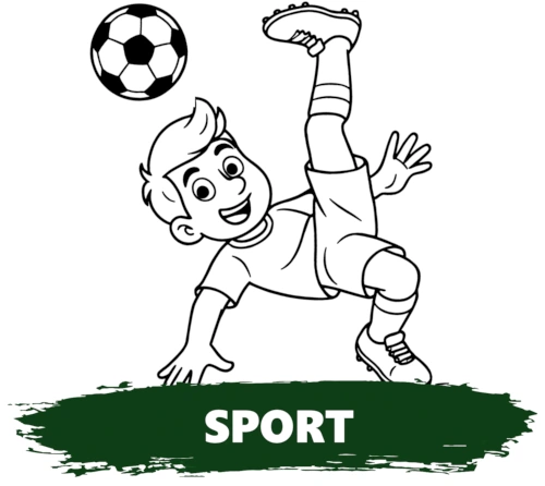 Sport coloring pages category banner