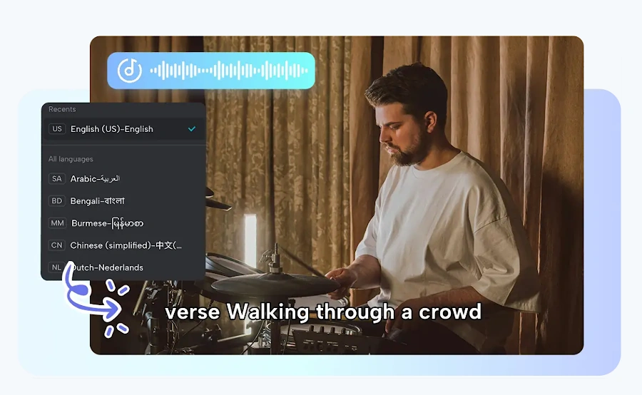 Pippit AI Lyrics generator