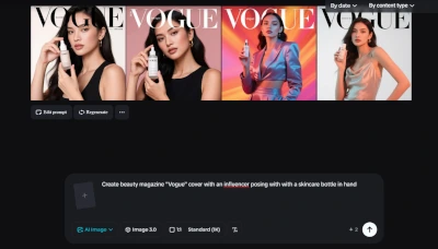 5 Tips for Generating Visually Appealing Beauty Magazine Covers with AI baner mobile