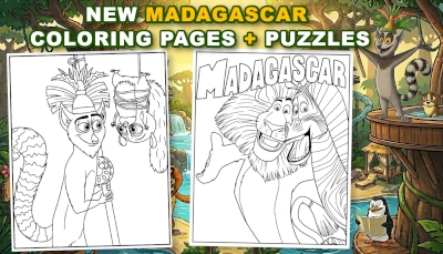 Go Wild with These Brand-New Madagascar Printables banner mobile